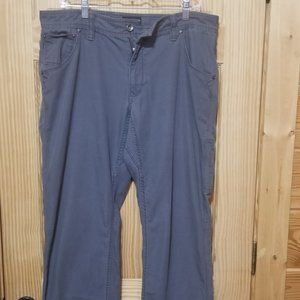 Marmot Hiking Camp Pants Mens 34X31 Gray Nylon Blend Zip Pocket Quick Dry $110
